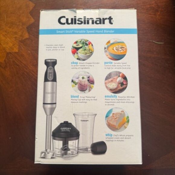 Cuisinart CSB-179 Smart Stick Variable Speed Hand Blender, Stainless Steel - Picture 3 of 4